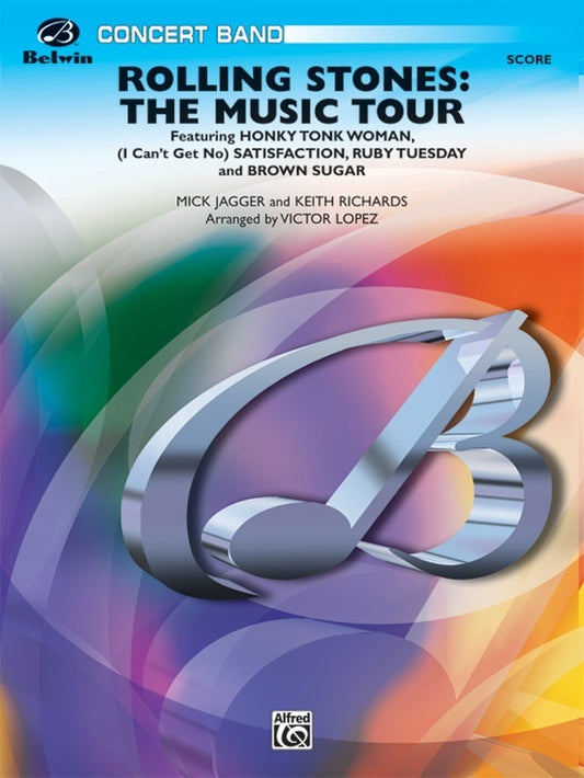 Rolling Stones The Music Tour Concert Band Gr 3