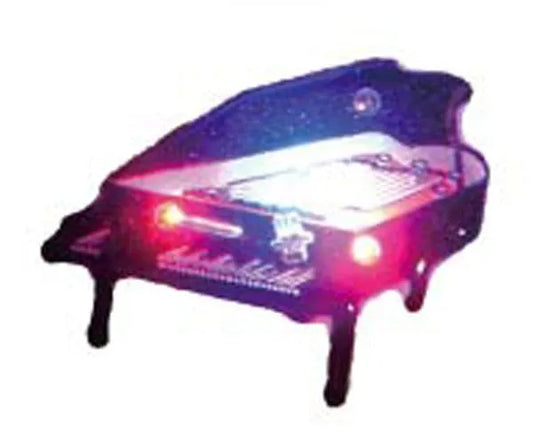 Piano Pin with Glittering Lights - 25 Pieces