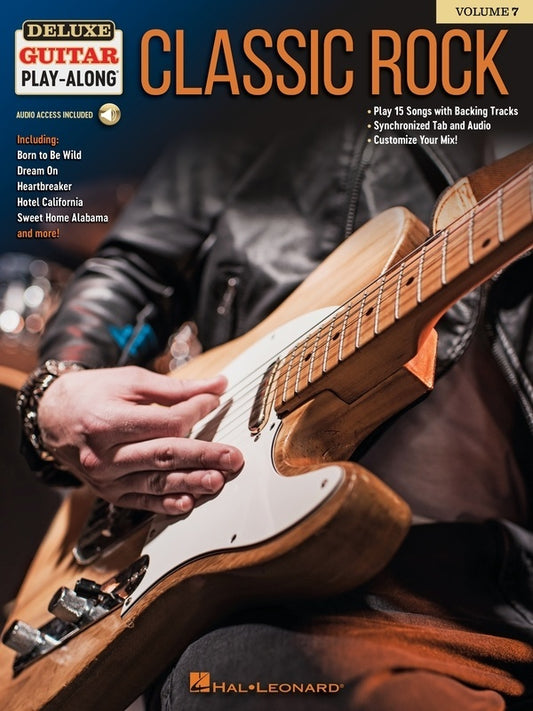 Classic Rock Deluxe Guitar Playalong V7 Book/Online Audio (Softcover Book/Online Audio)