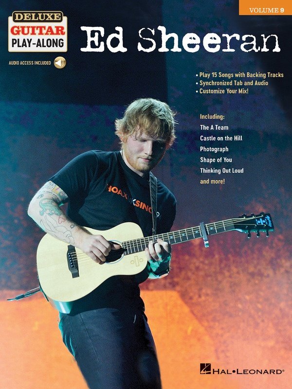 Ed Sheeran Deluxe Guitar Playalong V9 Bk/Ola (Hal Leonard)