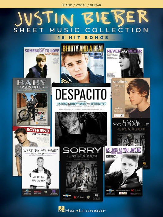 Justin Bieber: Sheet Music Collection — Piano/Vocal/Guitar (Hal Leonard)