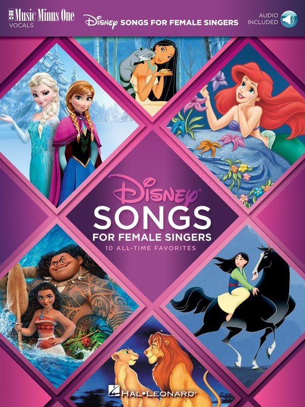 Disney Songs for Female Singers — Book/Online Audio, Music Minus One (Music Minus One)