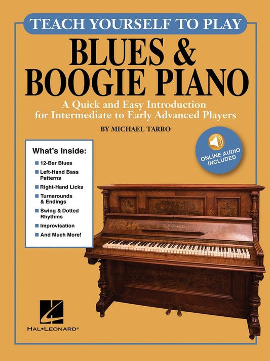 Teach Yourself to Play Blues & Boogie Piano — Book/Online Audio (Hal Leonard)