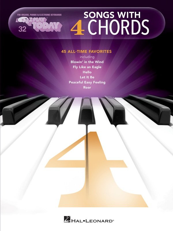 Songs with 4 Chords — E-Z Play Today No. 32, Keyboard (Hal Leonard)