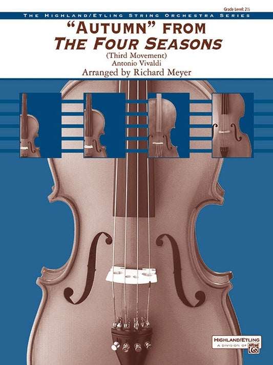Autumn From Four Seasons String Orchestra Sheet Music Grade 2.5