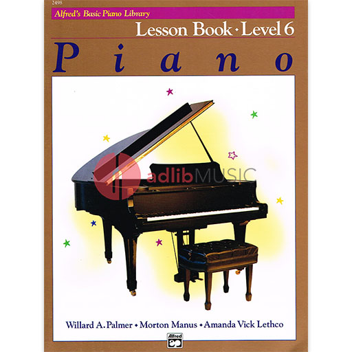 ABPL Lesson Book 6 - Piano Sheet Music and Method for Level 6