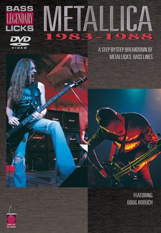 Metallica Bass 1983–1988 — Bass TAB, DVD (Cherry Lane Music)