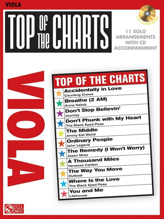 Top Of The Charts Book/CD Viola