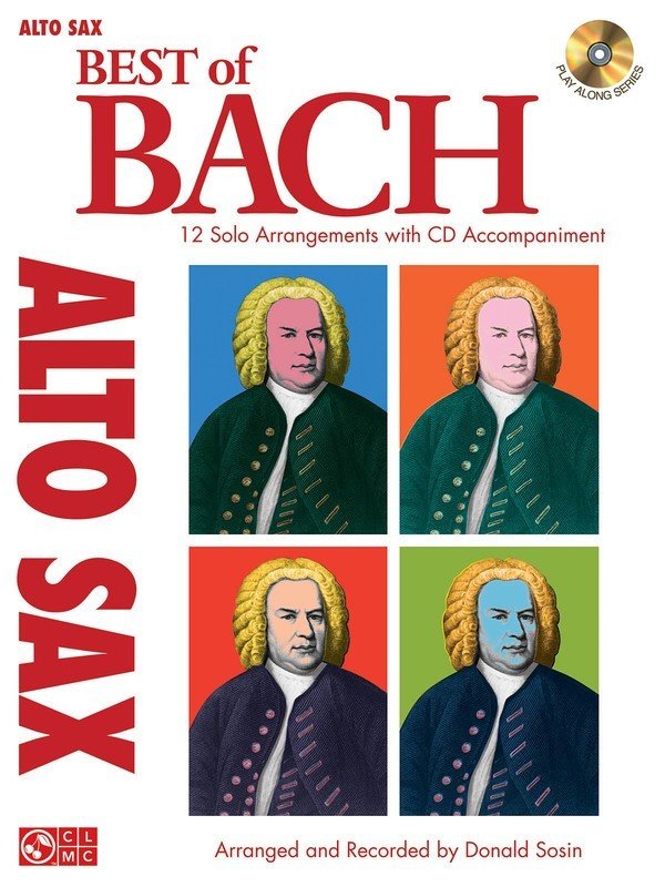 Best of Bach for Alto Sax — Book/CD (Cherry Lane Music)