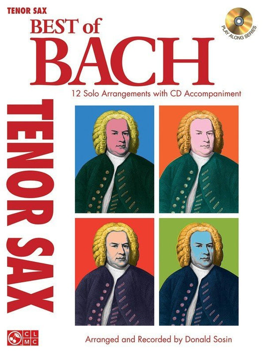 Best of Bach for Tenor Sax — Book/CD (Cherry Lane Music)