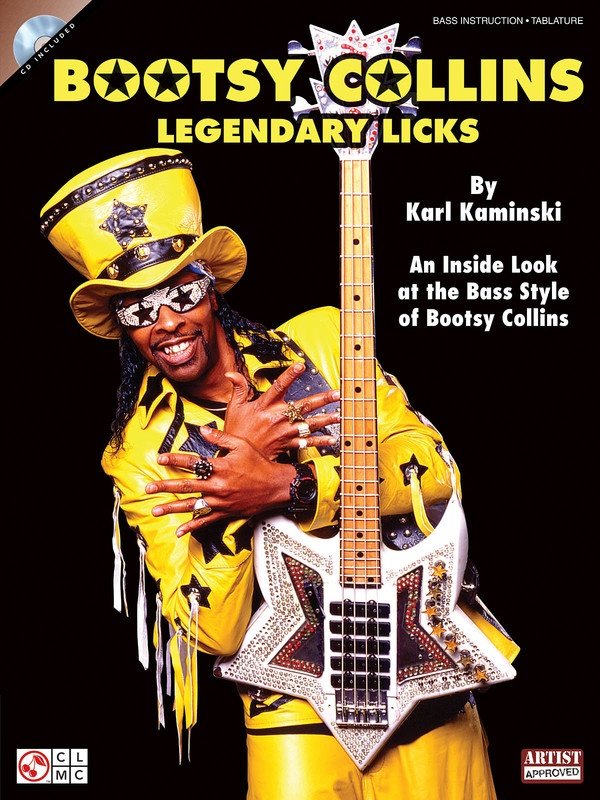 Bootsy Collins: Legendary Licks — Bass TAB, Book/CD (Cherry Lane Music)