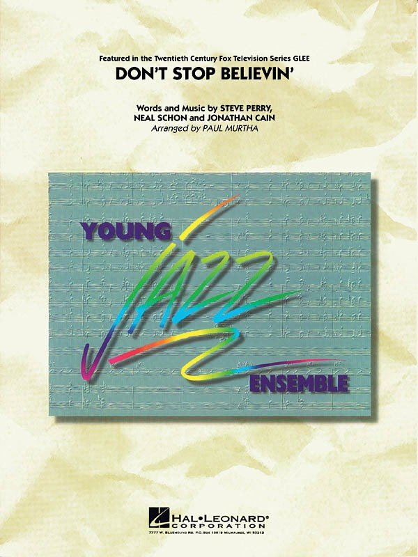 Don't Stop Believin' — Jazz Ensemble Grade 3, Score & Parts (Cherry Lane Music Young Jazz Ensemble)