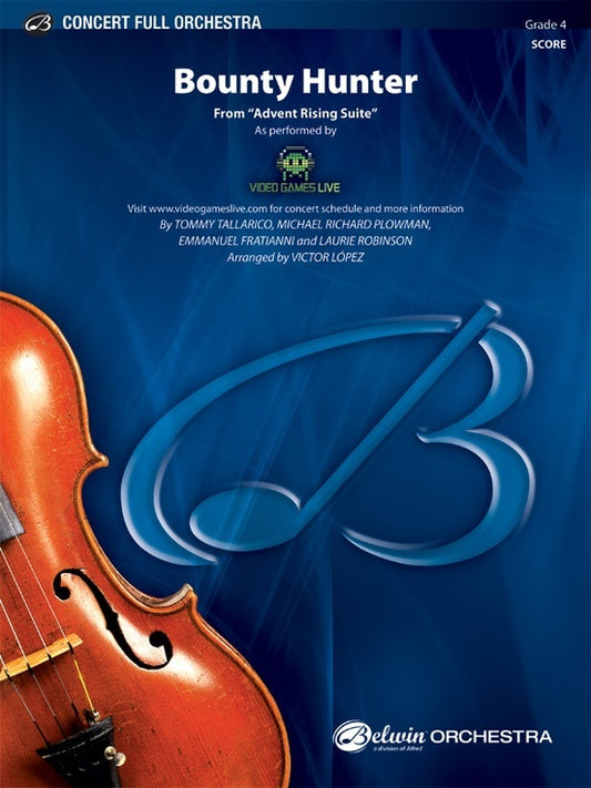 Bounty Hunter Theme Full Orchestra Sheet Music Grade 4