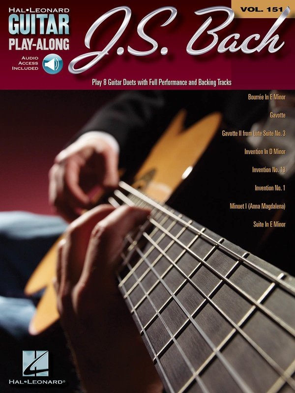 J.S. Bach — Guitar Play-Along Vol. 151, Book & Online Audio (Cherry Lane Music)