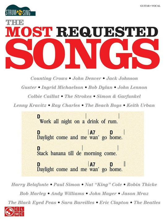 Most Requested Songs — Easy Guitar with Lyrics & Chords (Cherry Lane Music, Strum & Sing)