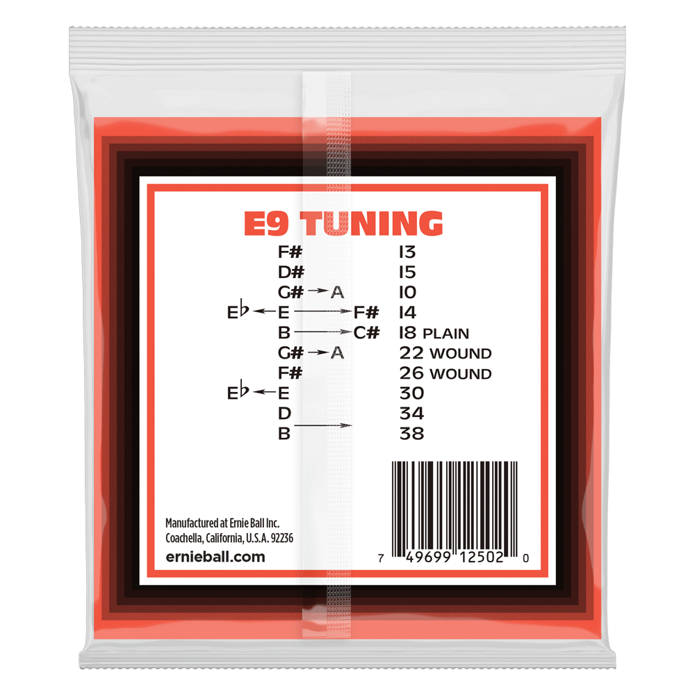 Ernie Ball Pedal Steel 10-String E9 Tuning Nickel Wound Electric Guitar Strings 13-38 Gauge — view 2