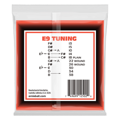 Ernie Ball Pedal Steel 10-String E9 Tuning Nickel Wound Electric Guitar Strings 13-38 Gauge — view 2