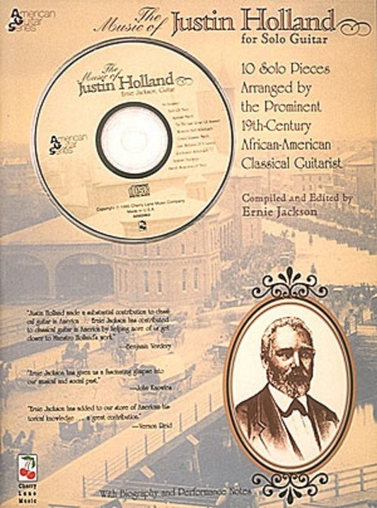 Justin Holland Solo Guitar Music CD Pkg