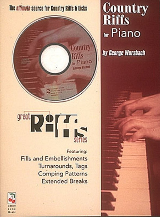 Great Country Riffs For Piano CD Pkg