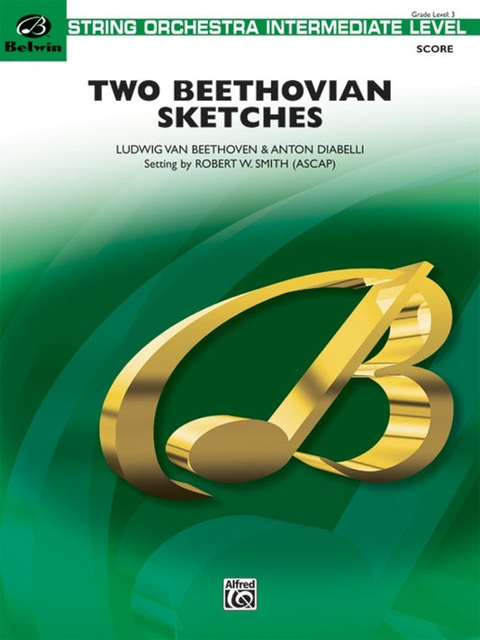 Two Beethoven Sketches String Orchestra Sheet Music Grade 3