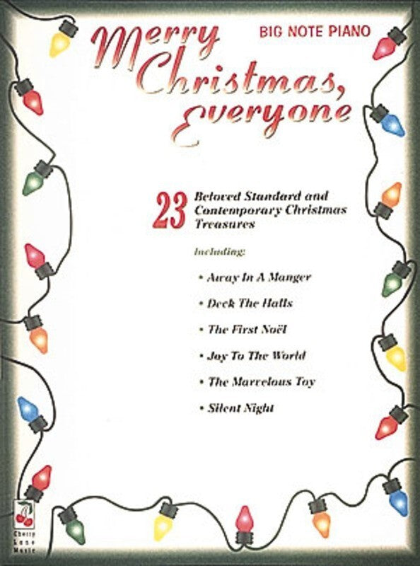 Merry Christmas Everyone Big Note Piano