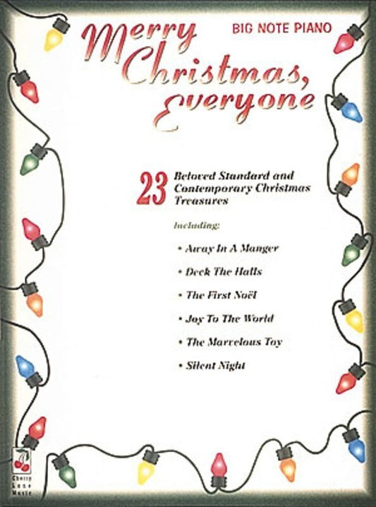 Merry Christmas Everyone Big Note Piano