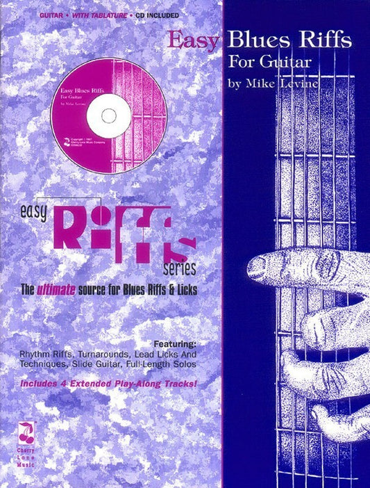 Easy Blues Riffs For Guitar Book/CD