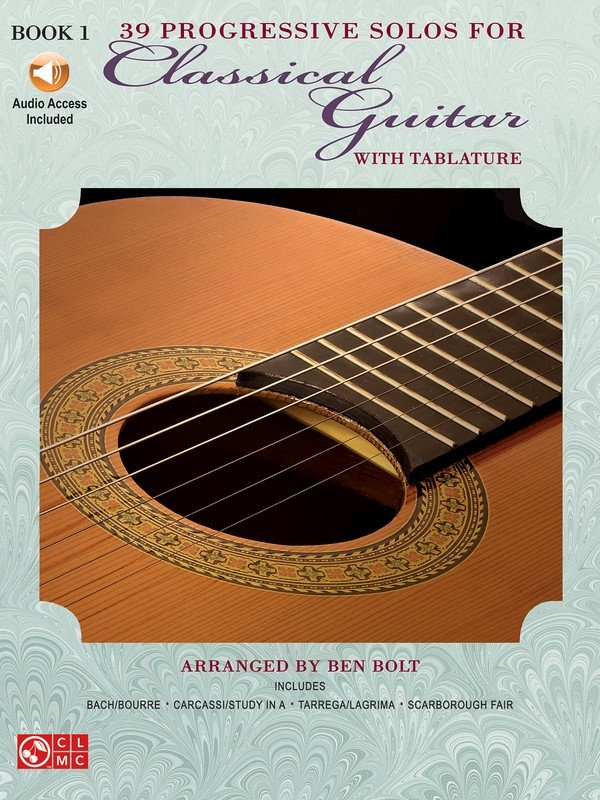 39 Progressive Solos for Classical Guitar Book 1 — Book & Online Audio (Cherry Lane Music)