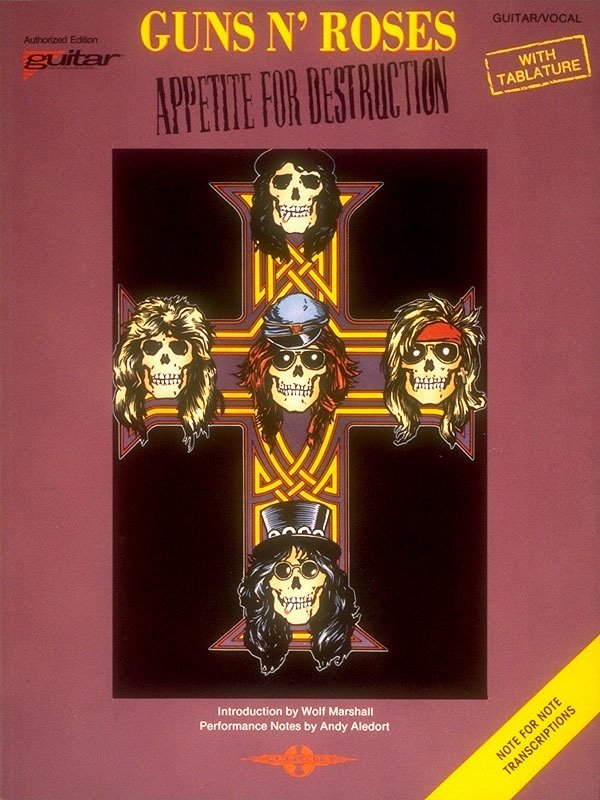Guns N' Roses: Appetite for Destruction — Guitar TAB (Cherry Lane Music, Play It Like It Is)
