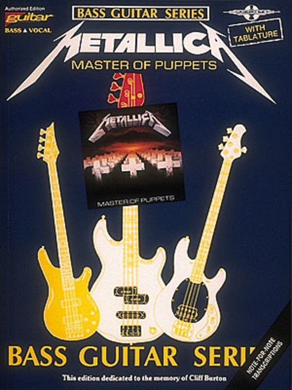 Metallica: Master of Puppets — Bass TAB (Cherry Lane Music, Play It Like It Is)