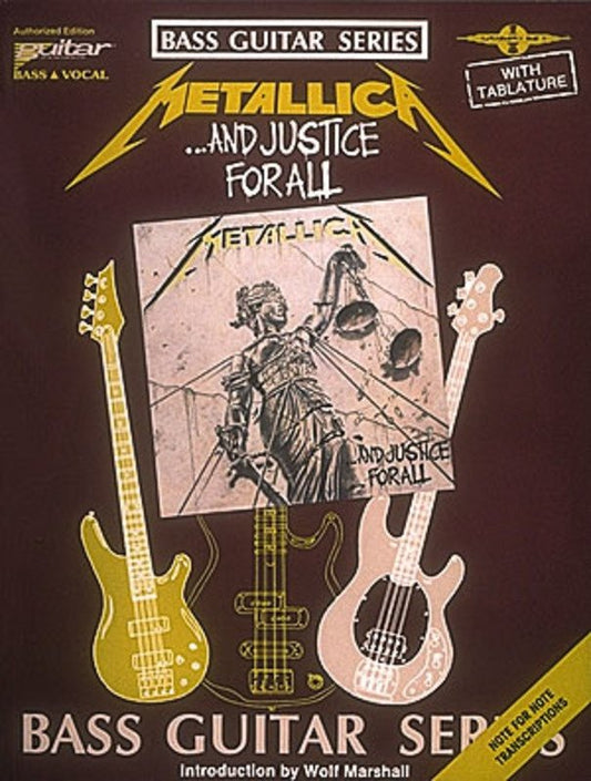 Metallica: …And Justice for All — Bass Guitar TAB (Cherry Lane Music)