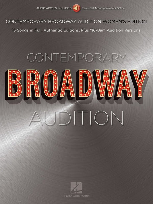 Contemporary Broadway Audition — Women's Edition, Book & Online Audio (Hal Leonard)