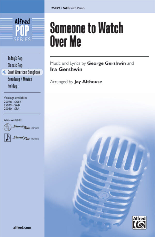 Someone to Watch Over Me SAB/Piano Arrangement Althouse
