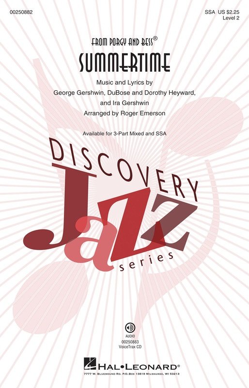 Summertime — SSA Choral (Hal Leonard, Discovery Jazz Series)