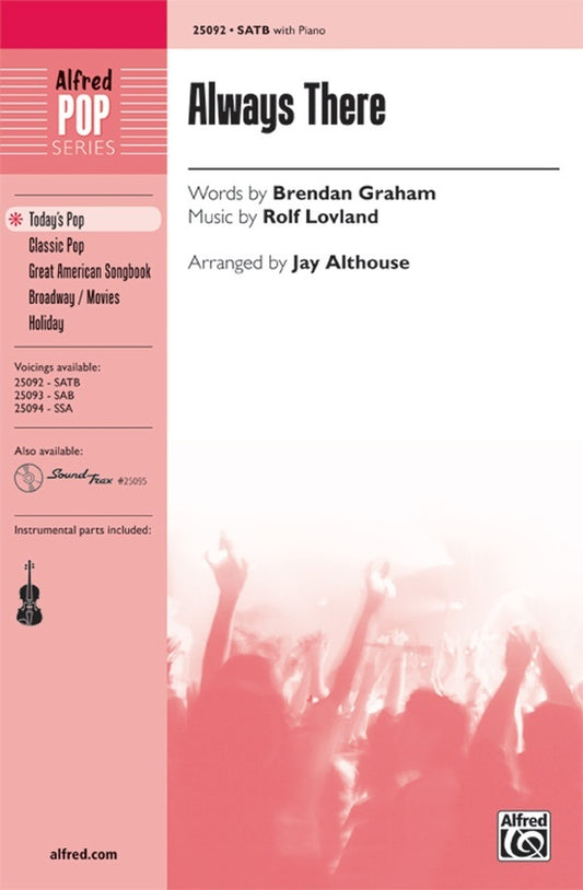 Always There SATB/Piano Arrangement Althouse