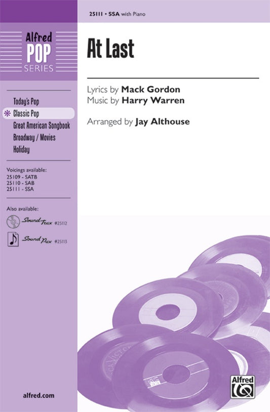 At Last - SSA Choral Sheet Music