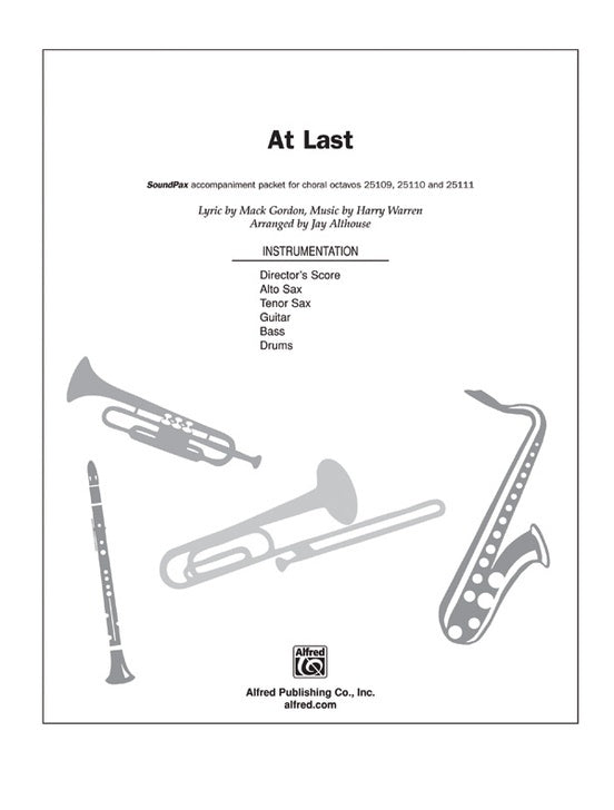 At Last S/PAX Choral Sheet Music