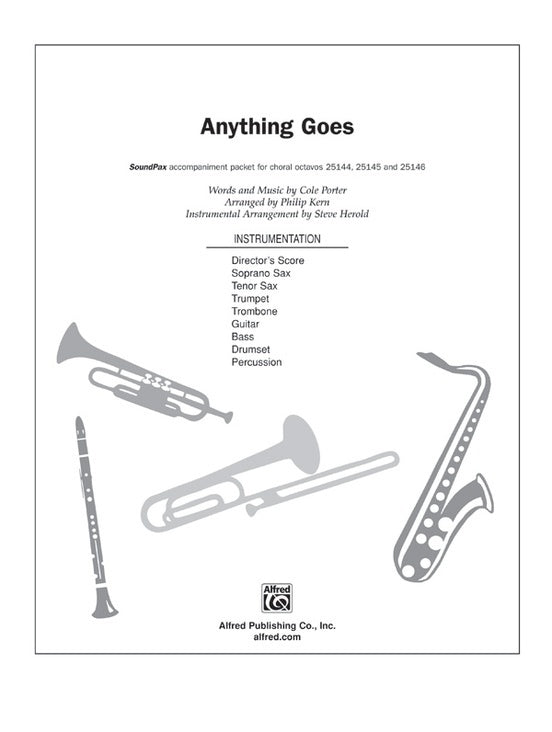 Anything Goes SoundPax Arranged by Kern Choral Sheet Music