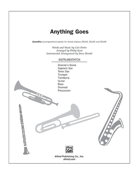 Anything Goes SoundPax Arranged by Kern Choral Sheet Music