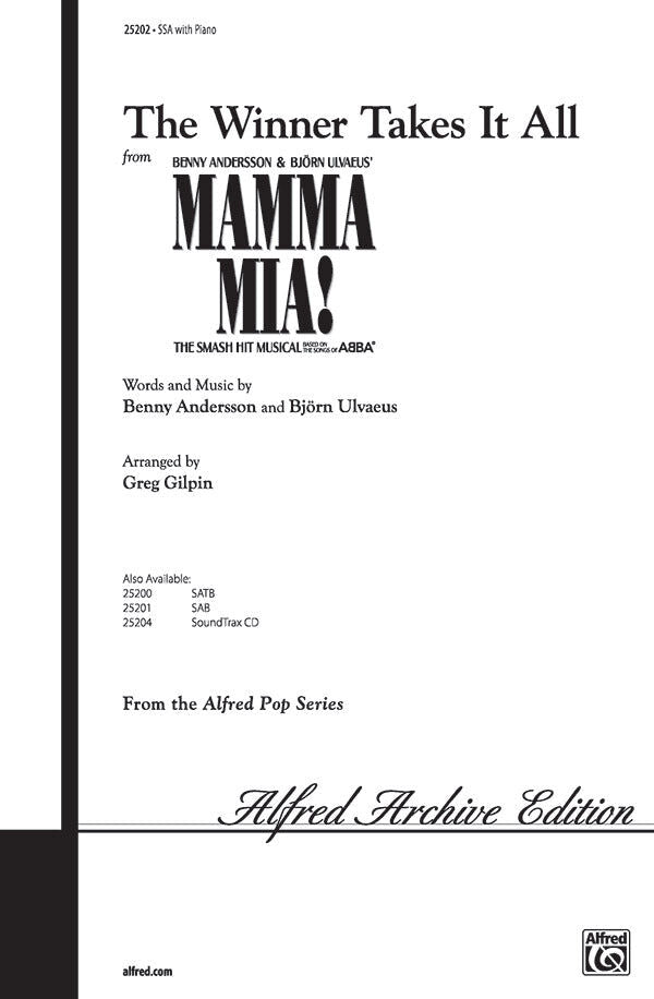 Winner Takes All Choral Sheet Music from Mamma Mia!