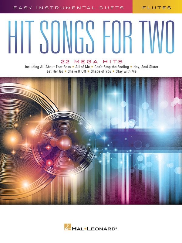 Hit Songs for Two Flutes — Easy Instrumental Duets (Hal Leonard)
