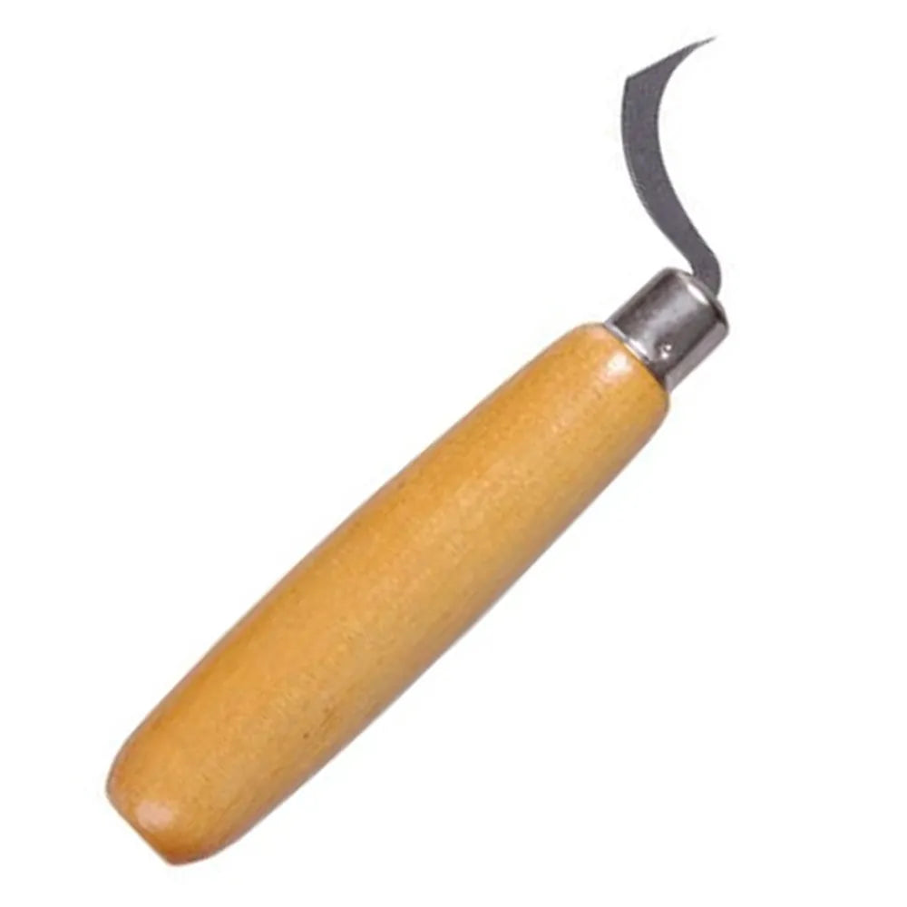 Purfling Channel Cleaner with Wooden Handle - Made in USA by Ibex