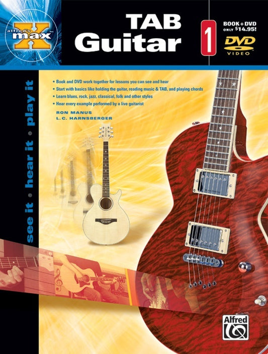 Max Guitar Tab 1 Book/DVD