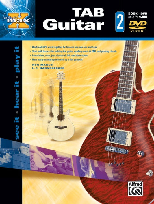 Alfreds Max Tab Guitar 2 Book/DVD