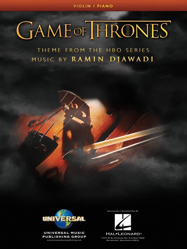 Game of Thrones Violin Solo with Piano Accompaniment Sheet Music