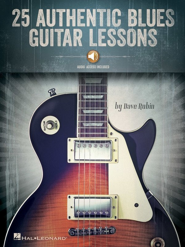 25 Authentic Blues Guitar Lessons — Book & Online Audio (Hal Leonard)