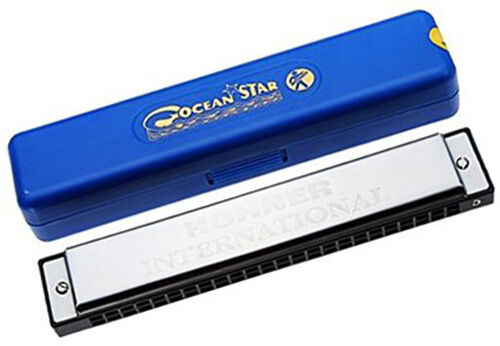 Hohner Ocean Star 48 Tremolo Harmonica - Key of C, 48 Brass Reeds, ABS Comb, 3.5 Octave Range, Ideal for Asian and Celtic Folk Music — view 2