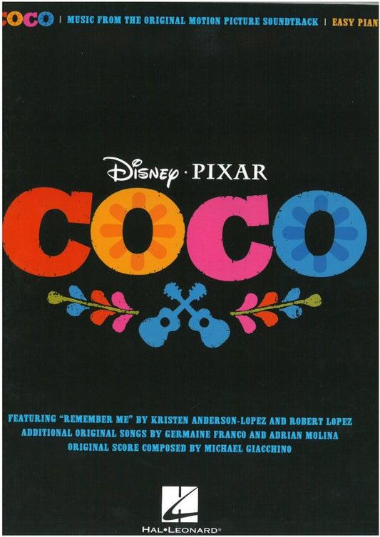 Coco Movie Soundtrack — Easy Piano with Lyrics (Hal Leonard)