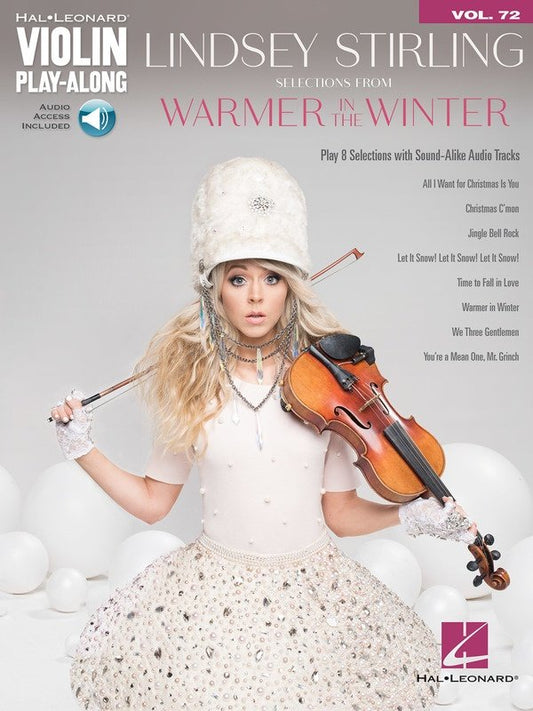 Lindsey Stirling: Selections from Warmer in Winter — Violin Play-Along, Book & Online Audio (Hal Leonard)