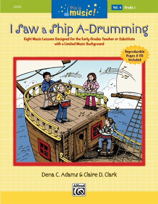 This is Music Vol 4 I Saw a Ship A-Drumming Book/CD
